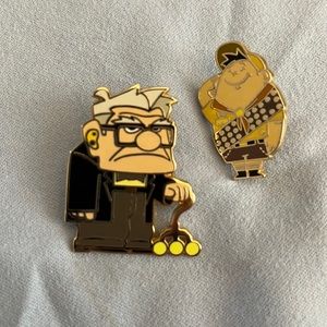 Disney Store Carl & Russel (from Up) Pins